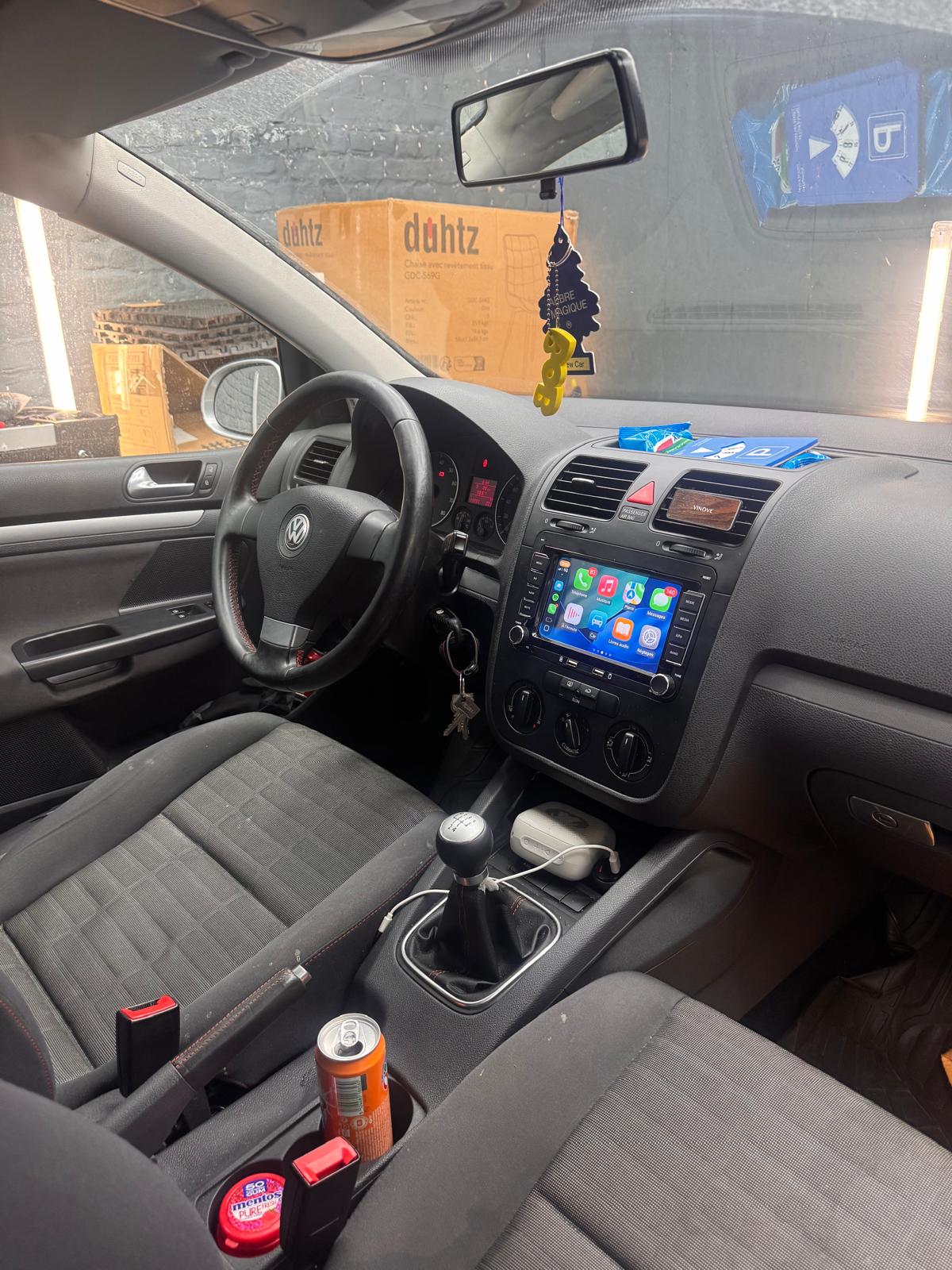 Écran CarPlay et Android Auto sans fil pour VW Golf 5 (2003–2008)