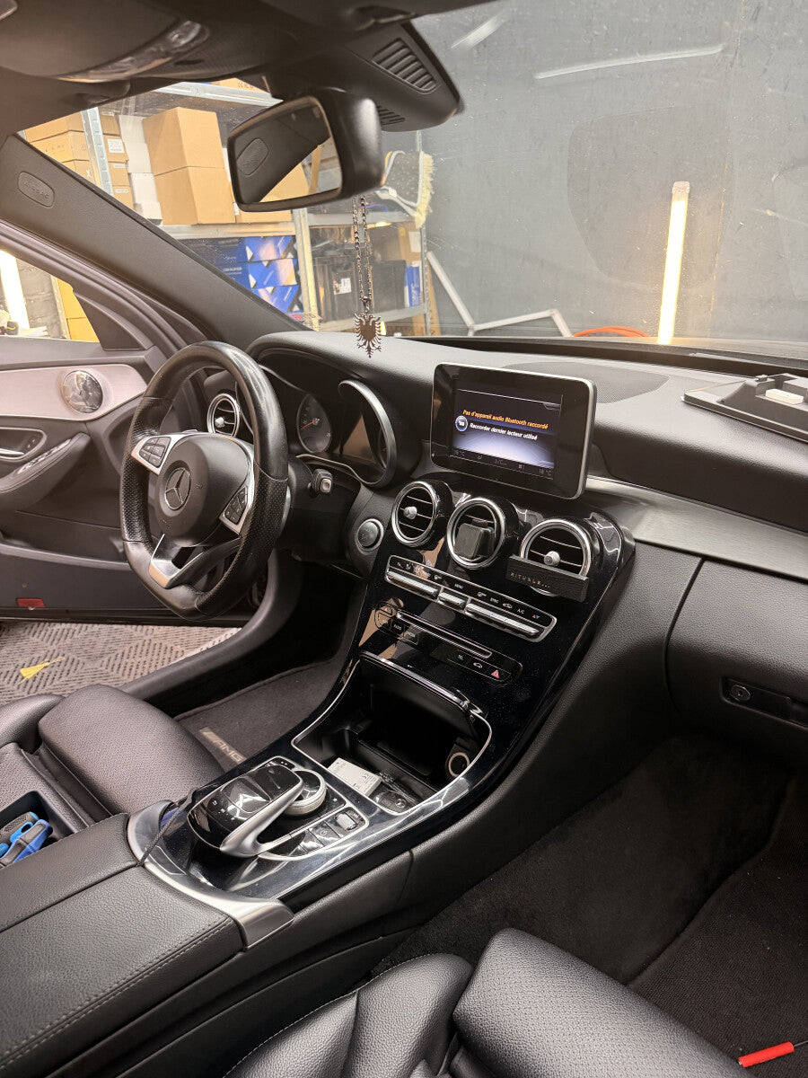 Écran CarPlay et Android Auto 12,3 pouces pour Mercedes Classe C, GLC (2015–2018)