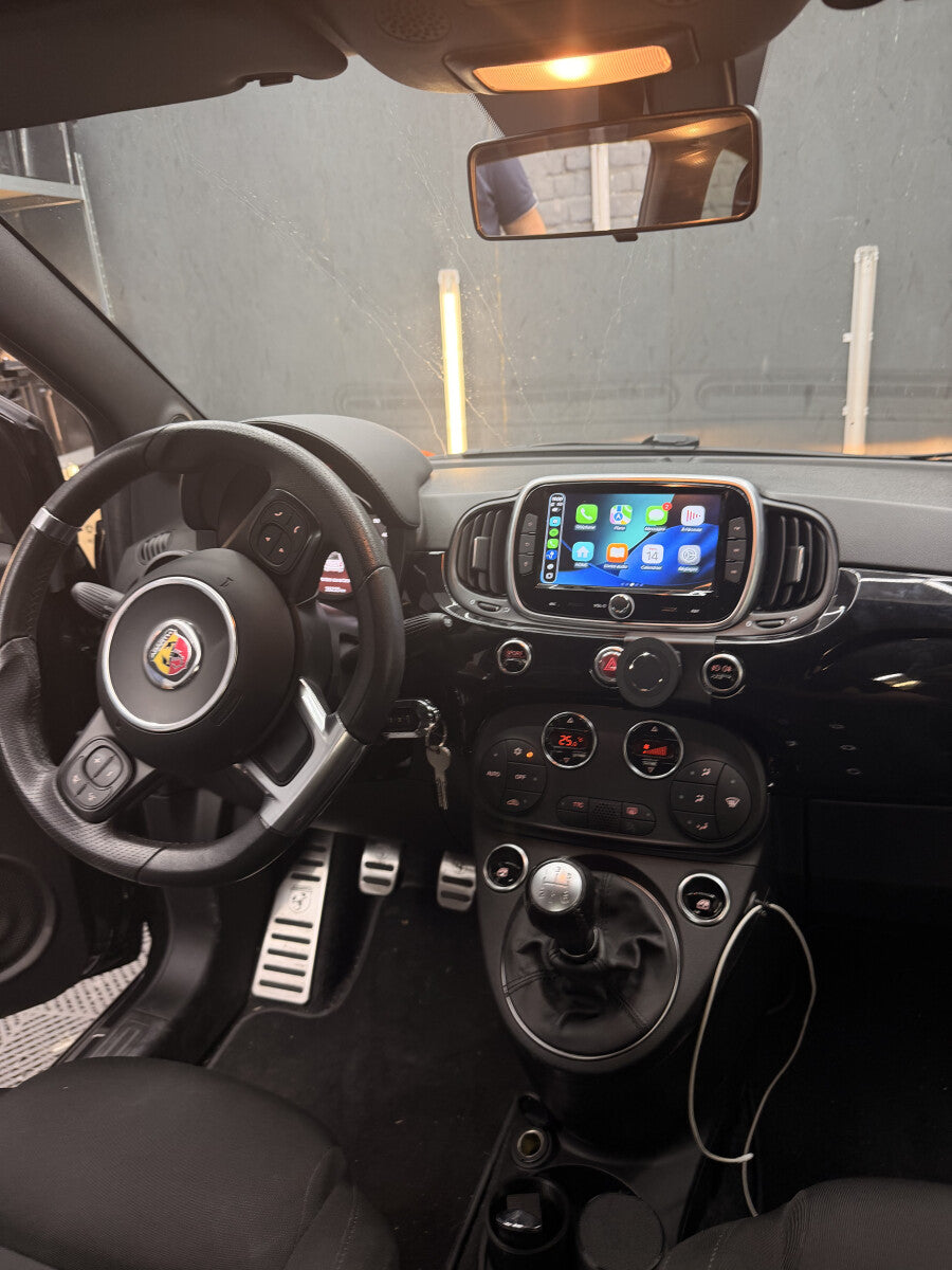 Écran CarPlay et Android Auto sans fil pour Fiat 500 (2016–2019) – vue 2