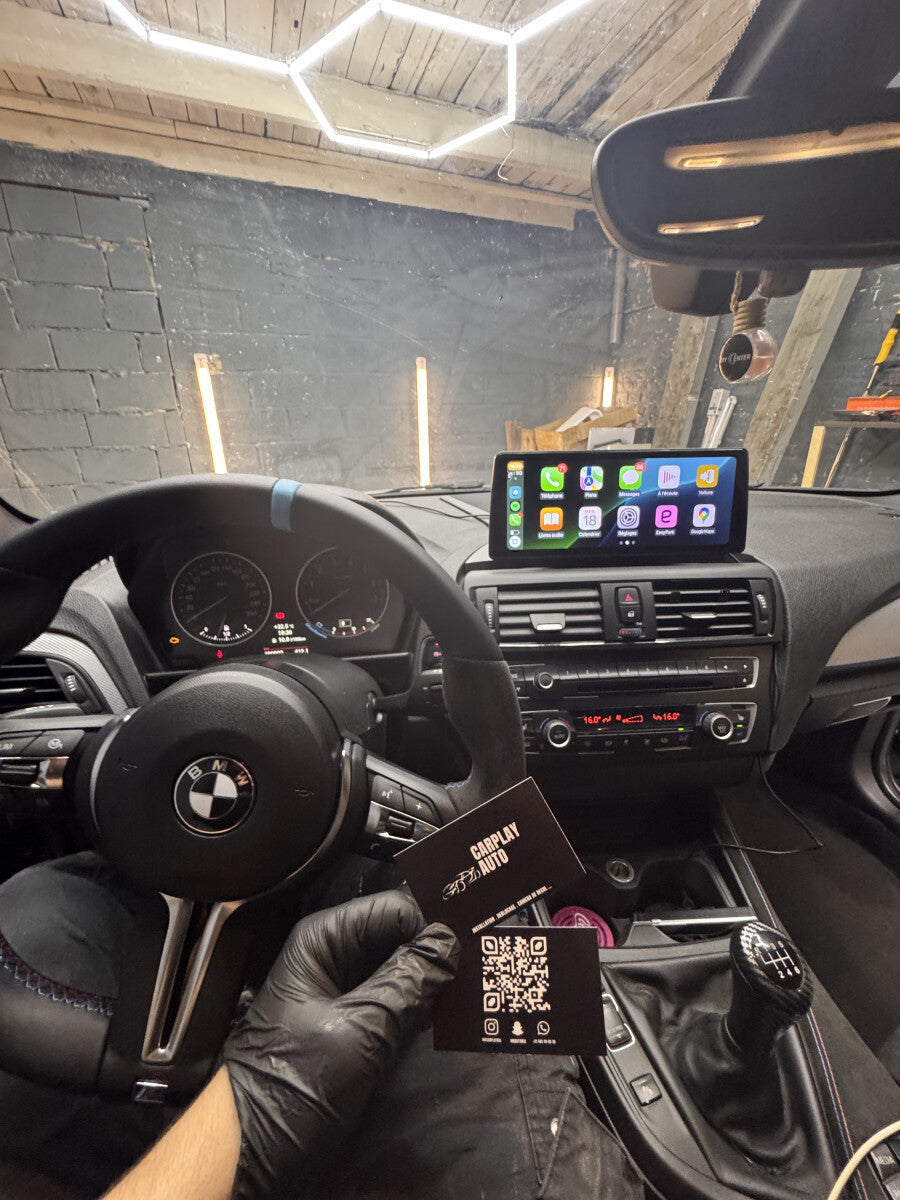 Écran CarPlay et Android Auto sans fil pour BMW Série 3 (2010–2016)