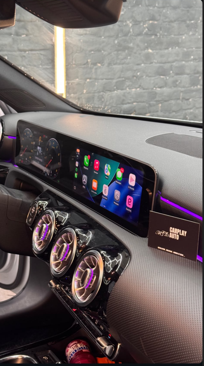 Kit CarPlay et Android Auto sans fil sur écran d'origine Mercedes Classe V W447