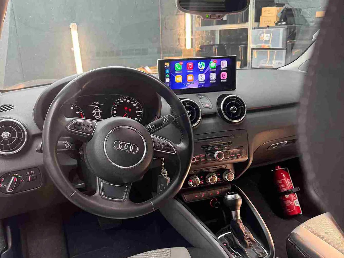 Écran CarPlay & Android Auto — Audi A1, installation à Bruxelles